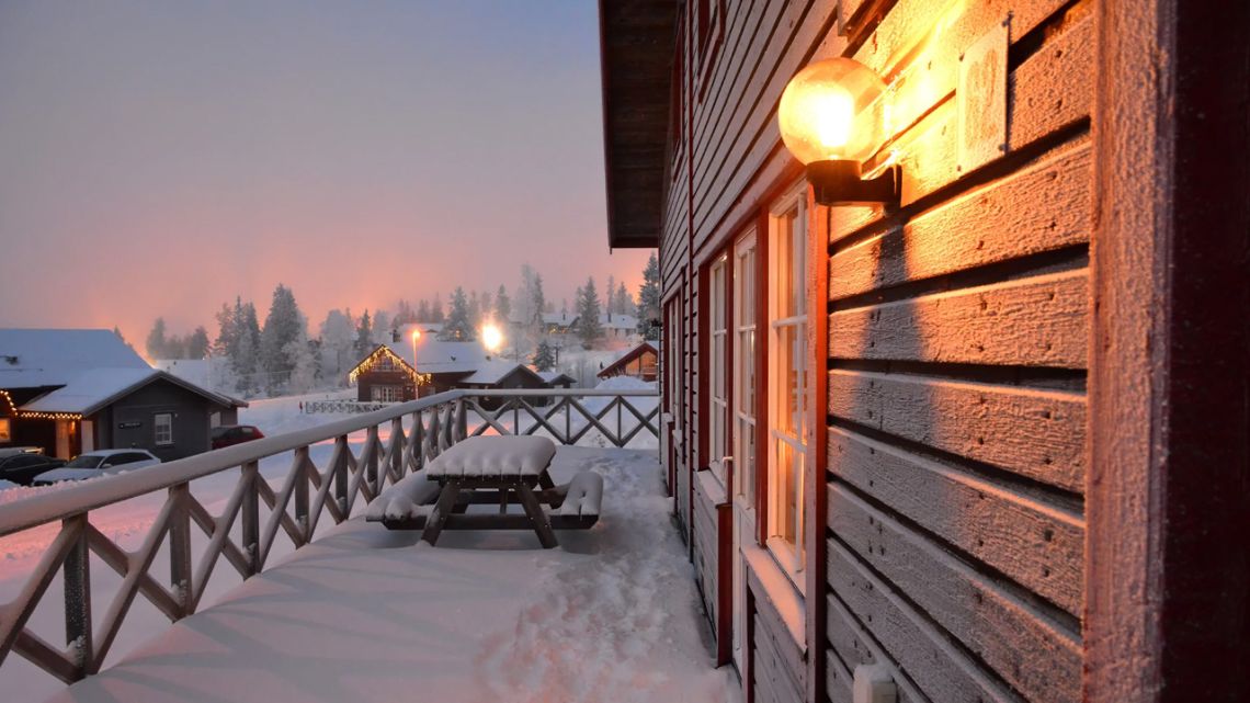 en stuga i branäs