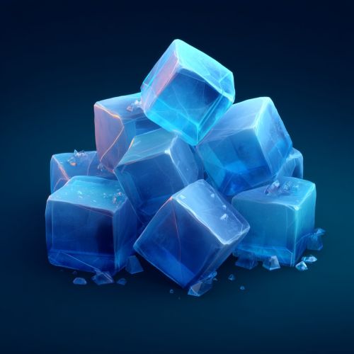 Isbitar för kylning