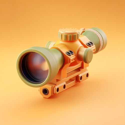 ett kikarsikte för jakt