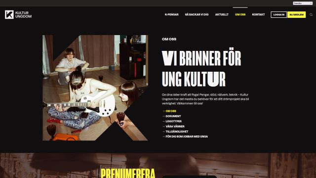 10 år senare – en rejäl uppgradering av Kultur Ungdoms plattform - Joomla CMS