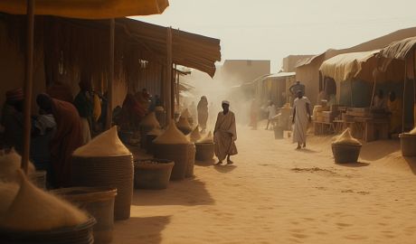 En afrikansk marknad