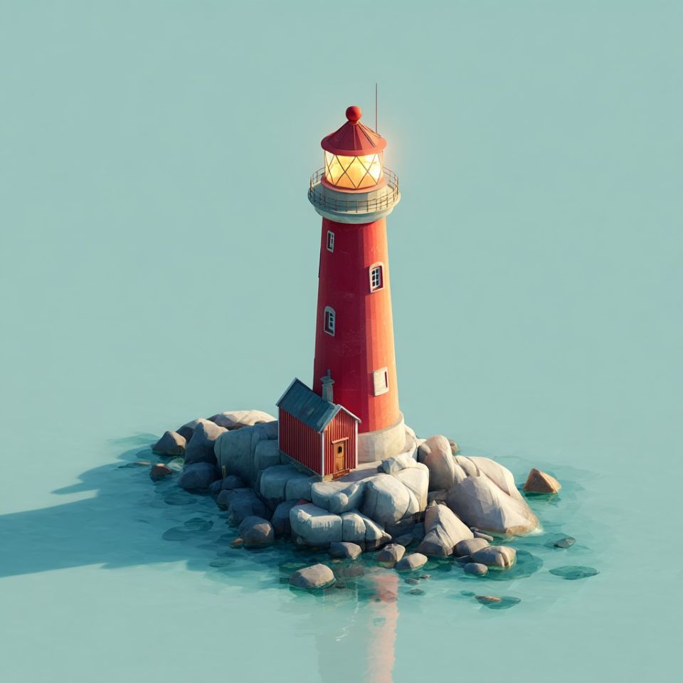 en fyr på västkusten i Kungsbacka