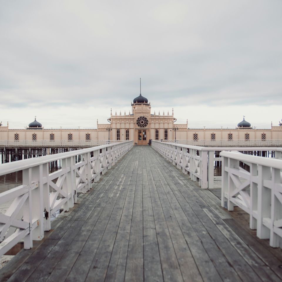 En bild på Varbergs kallbadhus