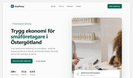 AI genererad webbdesign